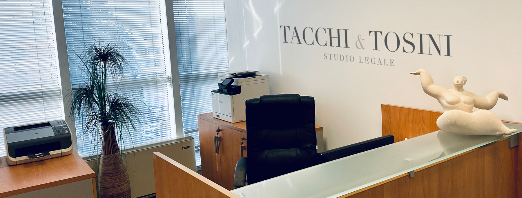 La sala riunioni dello Studio Legale Tacchi & Tosini